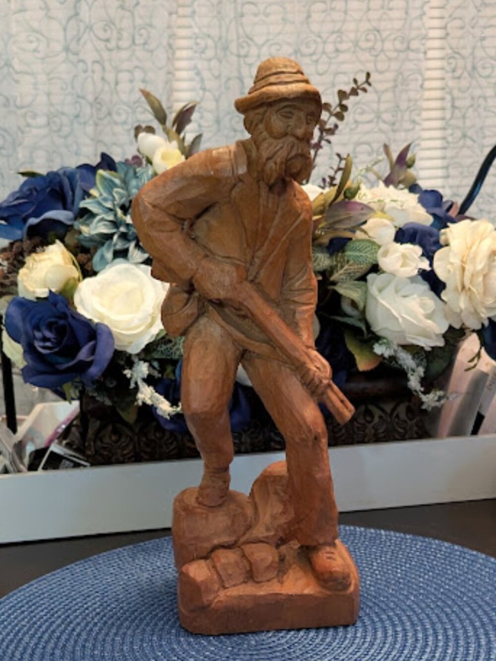 VNTG Hand-Carved Wooden Figurine